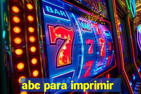 abc para imprimir